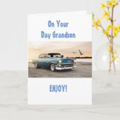 **孫**楽しむ誕生日! カード (黄色い花)