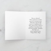 孫/父の幸せな日 – 緋色の本眼鏡屋 カード (内部)