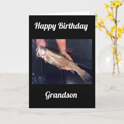 **孫** 誕生日に カード (黄色い花)