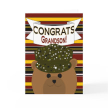 孫 – 陸軍兵士のおめでとう!