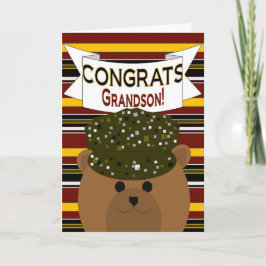 孫 – 陸軍兵士のおめでとう! カード