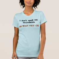 孫Tシャツを台無しにする