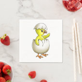 孵化したイースターのひよこ スタンダードカクテルナプキン (インサイチュ)