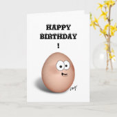 孵化してよかった！ハッピーバースデー! カード (黄色い花)