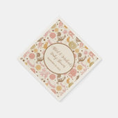 孵化すぐに鶏の女の子の赤ちゃんシャワー スタンダードカクテルナプキン (角)