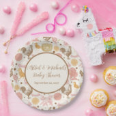 孵化すぐに鶏の女の子の赤ちゃんシャワー ペーパープレート (パーティー)