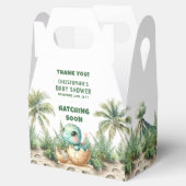 孵化するほどかわいい恐竜の男の赤ちゃんの好意ボックス フェイバーボックス (オープン)