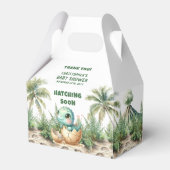 孵化するほどかわいい恐竜の男の赤ちゃんの好意ボックス フェイバーボックス (正面サイド)