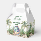 孵化するほどかわいい恐竜の男の赤ちゃんの好意ボックス フェイバーボックス (裏面サイド)