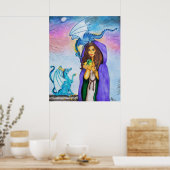 孵化する子竜 ポスター (キッチン)