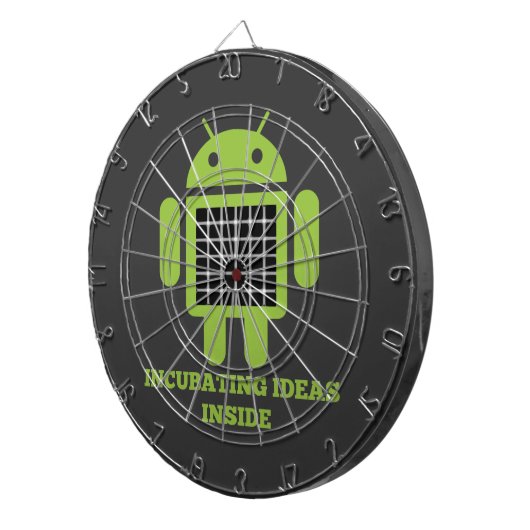 孵化のアイディアの内部(虫のDroidの格子錯覚) ダーツボード (正面右)