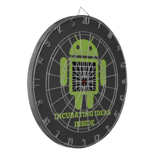 孵化のアイディアの内部(虫のDroidの格子錯覚) ダーツボード (正面左)