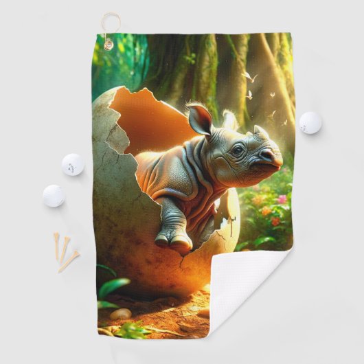 孵化サイ ゴルフタオル (インサイチュ)