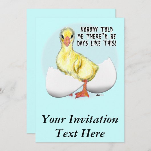 孵化卵2 招待状 (正面/裏面)