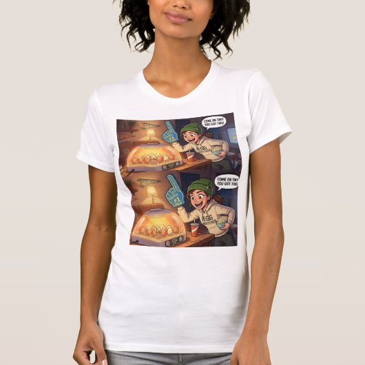 孵化日のTシャツ - エッグウォッチャーTee Tシャツ (正面)