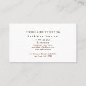 宅内便用名刺 名刺 (裏面)