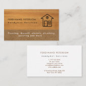 宅内便用名刺 名刺 (正面/裏面)