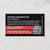 宅急便のモップデザイン、宅急便 名刺 (裏面)