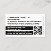 宅急便のモップデザイン、宅急便 名刺 (裏面)