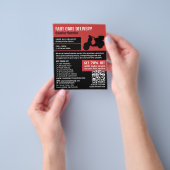 宅急便デザイン、宅急便サービス広告ズ チラシ (手)