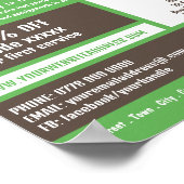 宅配ロゴ, 宅配サービス広告 ポスター (角)