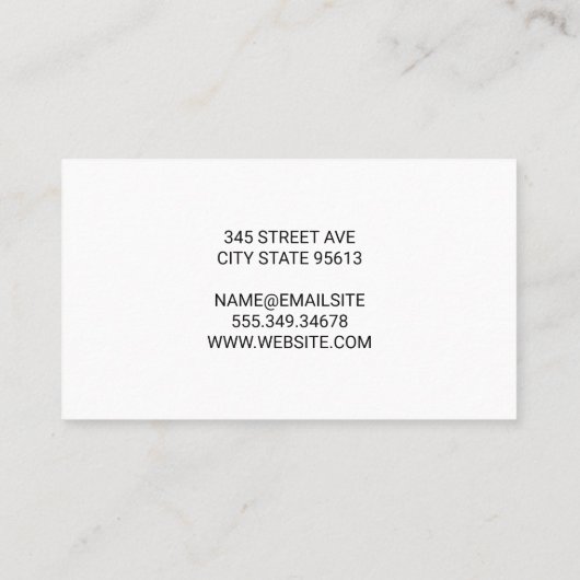 宅配便と宅配便 名刺 (裏面)