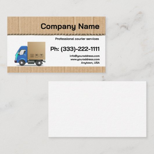 宅配便の名刺 名刺 (正面/裏面)