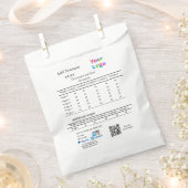 宅配便の配送会社の詳細は価格の重さを追加 フェイバーバッグ (クリップ留めされた状態)