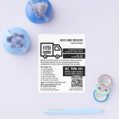 宅配便トラックロゴ、宅配便広告サービス チラシ (シングル)