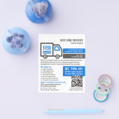 宅配便トラックロゴ、宅配便広告サービス チラシ (シングル)