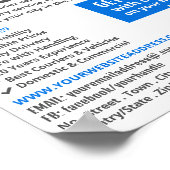 宅配便トラックロゴ、宅配便広告サービス ポスター (角)