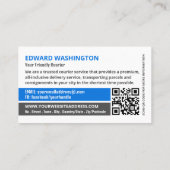 宅配便トラックロゴ、宅配便 名刺 (裏面)