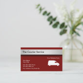 宅配便パッケージ配信サービス 名刺 (スタンド正面)