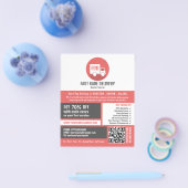 宅配便ロゴ、宅配便サー広告ビス チラシ (シングル)