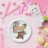 宅配荷物紙プレート ペーパープレート (パーティー)