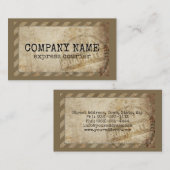 宅配表現便サービスヴィンテージカード 名刺 (正面/裏面)