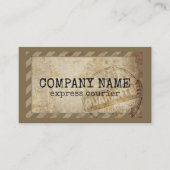 宅配表現便サービスヴィンテージカード 名刺 (正面)