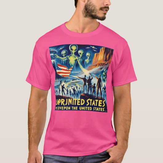 宇佐エイリアン Tシャツ (正面)