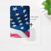 宇佐国旗悔やみや弔慰葬儀記念祈りの言葉カード (デスク)