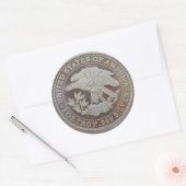 宇佐999銀ラウンドオンス ラウンドシール (封筒)