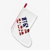 宇佐 スモールクリスマスストッキング (正面 (吊り時))