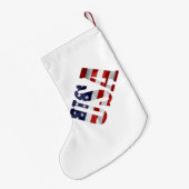 宇佐 スモールクリスマスストッキング (裏面 (吊り時))