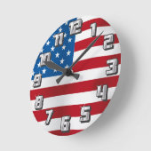 宇佐 ラウンド壁時計 (傾斜)