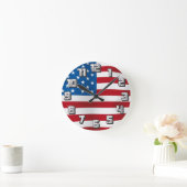 宇佐 ラウンド壁時計 (ホーム)