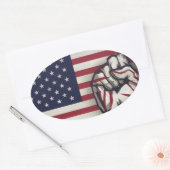 宇佐 楕円形シール (封筒)