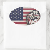 宇佐 楕円形シール (バッグ)