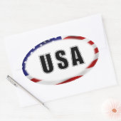 宇佐 楕円形シール (封筒)