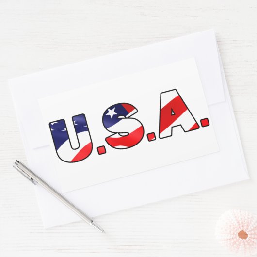 宇佐 長方形シール (封筒)