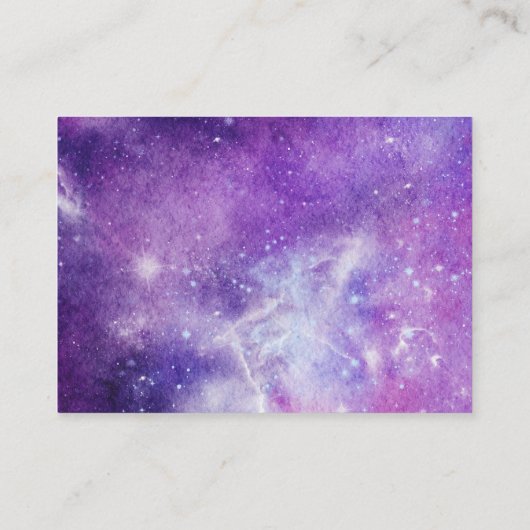 宇宙おむつラッフルカード |宇宙のベビーシャワー エンクロージャーカード (裏面)