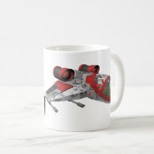 宇宙おもしろいからサンタクロース コーヒーマグカップ (正面右)